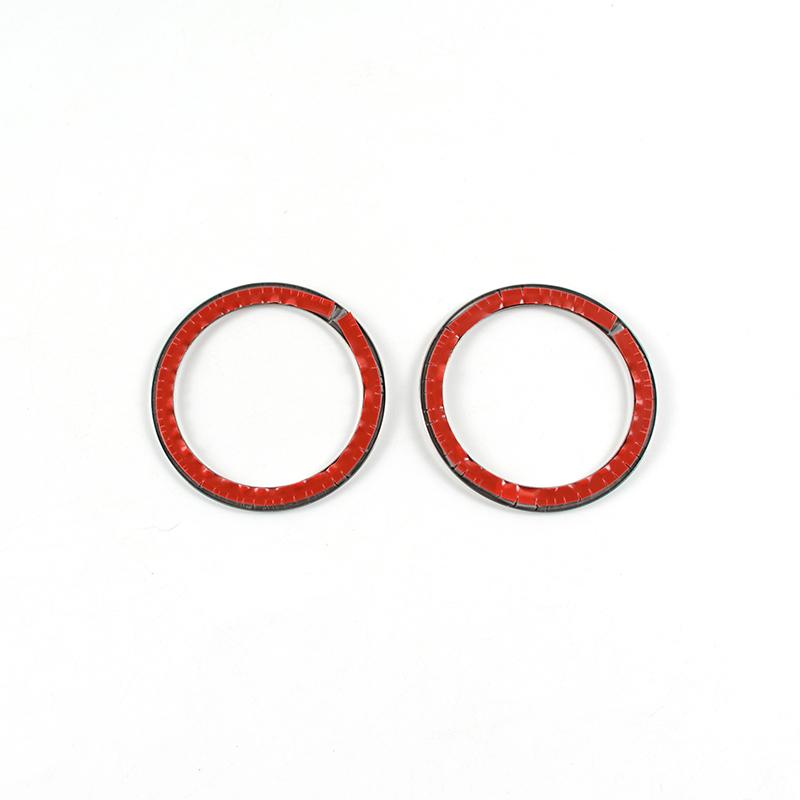 Stainless Steel Sticker Car Dashboard Air Condition Vent Circle Frame Trim For Mercedes Benz CLS W218 CLS260 300 320 350 2012-17