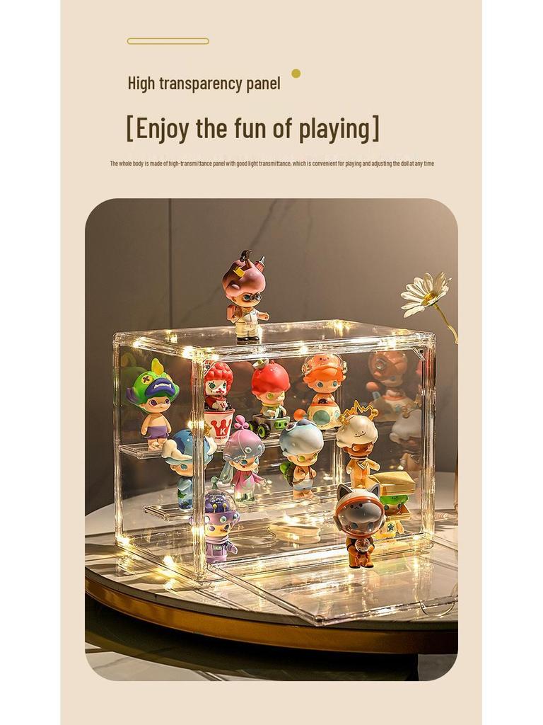 Transparent Dustproof Display Box for Action Figures and Dolls