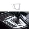 13-19 For BMW 3 4 Series GT Strip Cover Silver Steel Central Console Gear Shift