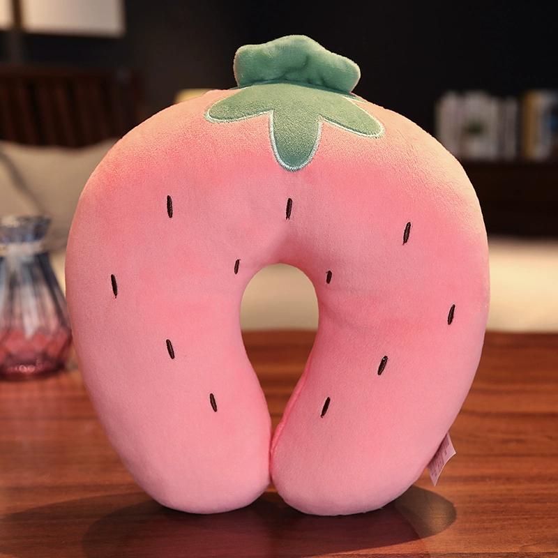 Urocza kreskówkowa poduszka w kształcie litery U ochrona szyi zagłówek poduszki do drzemki do biura przenośna poduszka do spania do podróży samolotem wiele opcji do wyboru