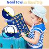 Activity Board, Busy Board Felt Montessori Toy, Baby Educational Sensory Learning Toy From 1-4 Years, Motor Skills Board for Learning Basic Skills