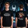 Hollow Knight Silksong Grafik Mann T-Shirt Herrenbekleidung Lässig Kurzarm Oberteile Mode Cartoon Spiel Unisex T-Shirt Baumwolle Tee