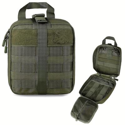 Portable Tactical First Aid and Accessory Pouch for Cycling and Mountaineering