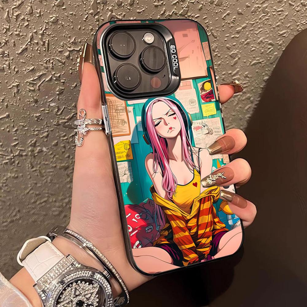 

Jewelry Bonney Phone Case for iPhone 17 16 15 14 13 12 11 X XR XS Air Pro Max Plus Black Colorful Silver Cover iPhone X