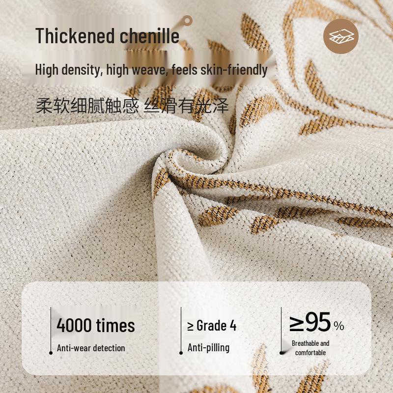 Universal Chenille Sofa Cover: Anti-Scratch, Full Wrap, Four Seasons
