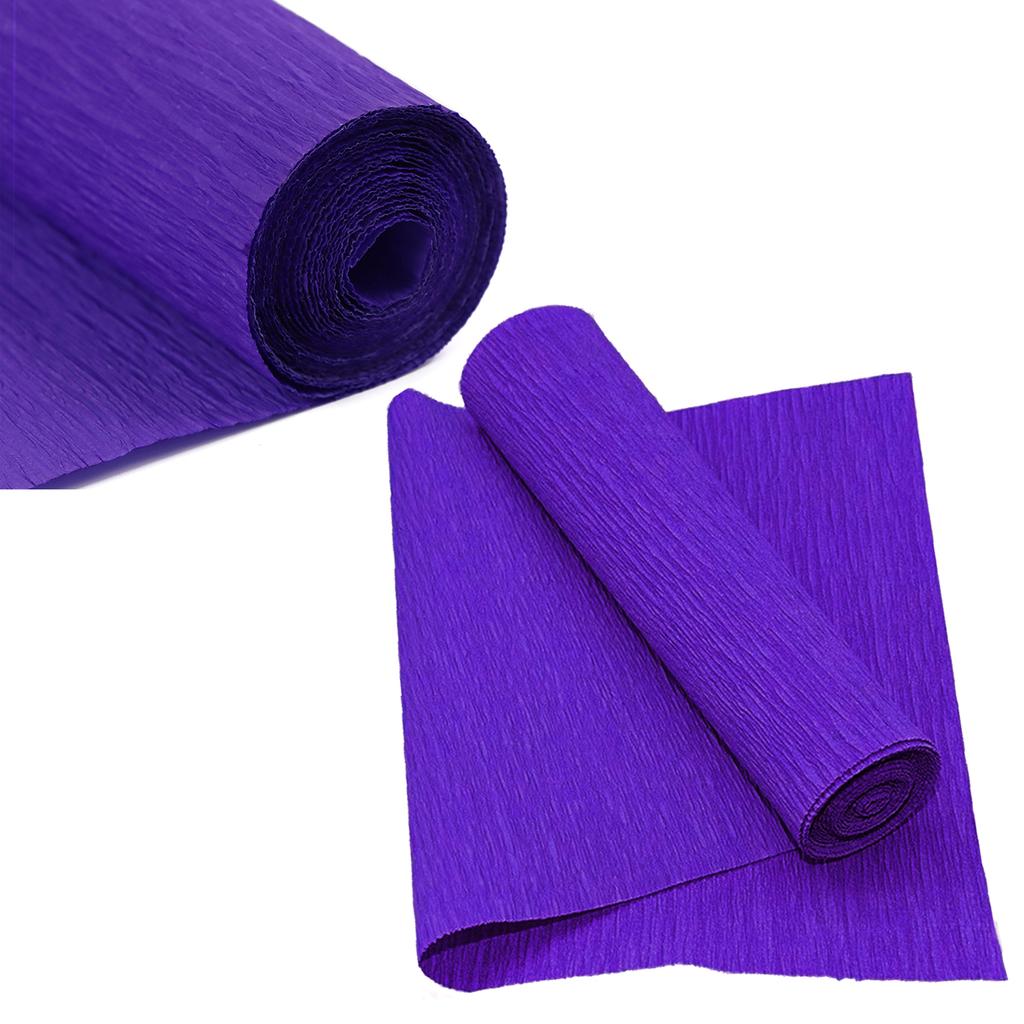12 barev 50x250cm role barevého krepového papíru origami zvrásněný krepový papír řemeslo DIY květiny dekorace dárkový balicí papír řemeslo