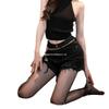 Anti-Hook Ultra-Thin Horse Oil Silk Stockings: Sexy 8D Oil Shine Black for Summer