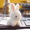 Adorable Plush Bunny Keychain Soft Stuffed Animal Toy Cute Rabbit Bag Charm