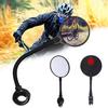 2Pcs Bicycle Mirror Bike Handlebar Flexible Rear Back Mirror Rearview