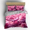 "Pink Airplane Cloud Decor Set" Bedding Set with 1 Duvet Cover 2 Pillowcases Single Double King Queen, Gift