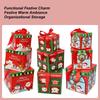 3pcs Christmas Nesting Empty Boxes Christmas Stackable Gift Box For New Year Birthday Party Gift Decoration Supplies