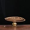 Portable Incense Burner Gourd Shaped Incense Pot Alloy Incense Base Tray Rack For Thread/pan Home Decoration Buddhist