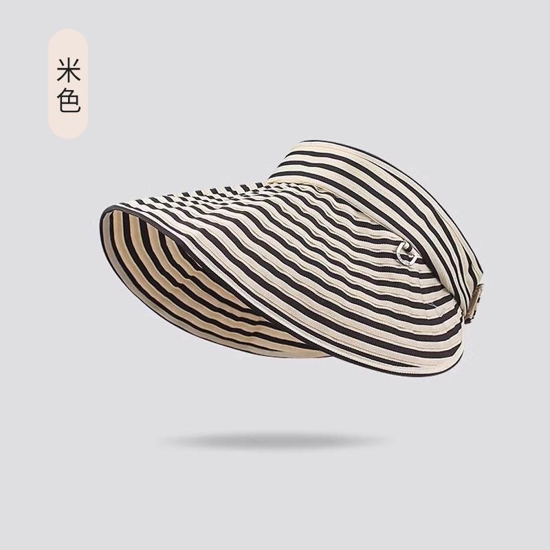 Adjustable Striped Open-Top Hat Women Outdoor casual Cycling & Sports - Summer Trendy