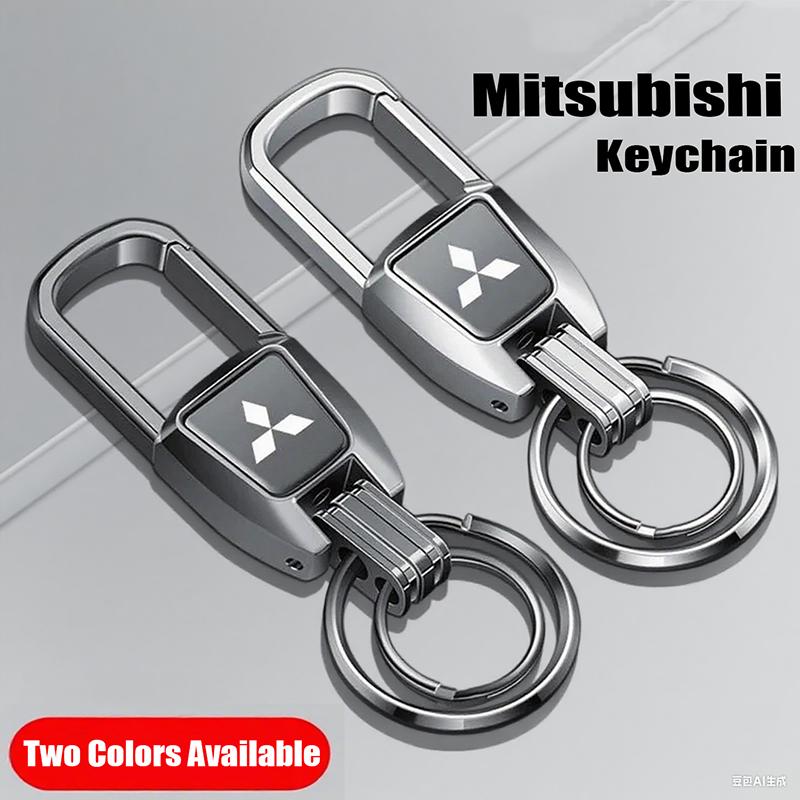 Metalowy Stop Brelok Uchwyt na Logo Samochodowe do Mitsubishi RALLIART Colt ASX Lancer L200 Pajero Outlander Eclipse Breloczek Wisiorek TX1