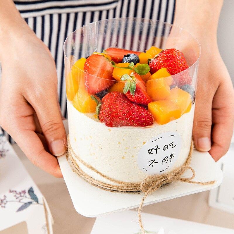 Kuchen Surround Film Transparent Kuchen Kragen Mousse Schokolade Gebäck Kuchen Form für Backzubehör Küche Liefert