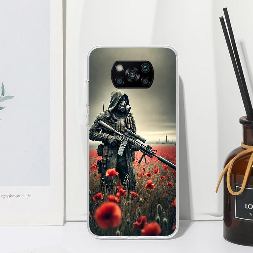 Game S-Stalker Phone Case For Xiaomi Poco X7 X6 X5 M7 M8 Pro F7 Ultra Redmi 15C 15 13C 13 12C 12 10 10C 10A Art Fundas Poco X7 X