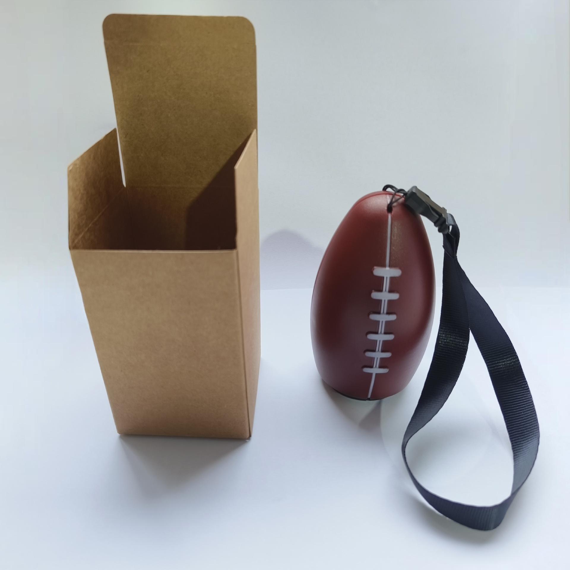 WTEMPO DIY Innovative Brown Rugby-style Design Automatic Press Bottle Opener Super Bowl Souvenirs Football Game Sports Gifts 2pcs