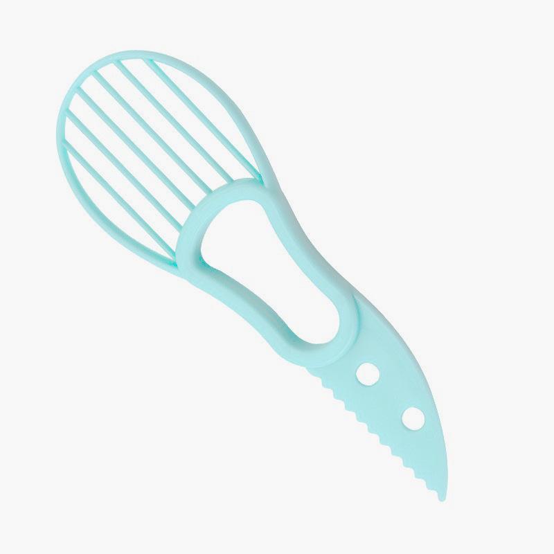 

Багатофункціональний різак для авокадо: Очистіть від шкірки, кісточки, наріжте та відокремте м’якоть без зусиль Avocado Slicer синій