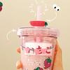 320ml Water Cup Eco-friendly Cartoon Pattern Plastic Lovely Drinking Kettle Supplies for Home