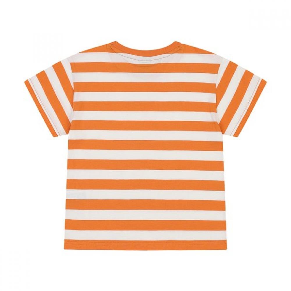 Kangol Kids Bold STripe ShorT Sleeve T shirT Blue Sb 0006