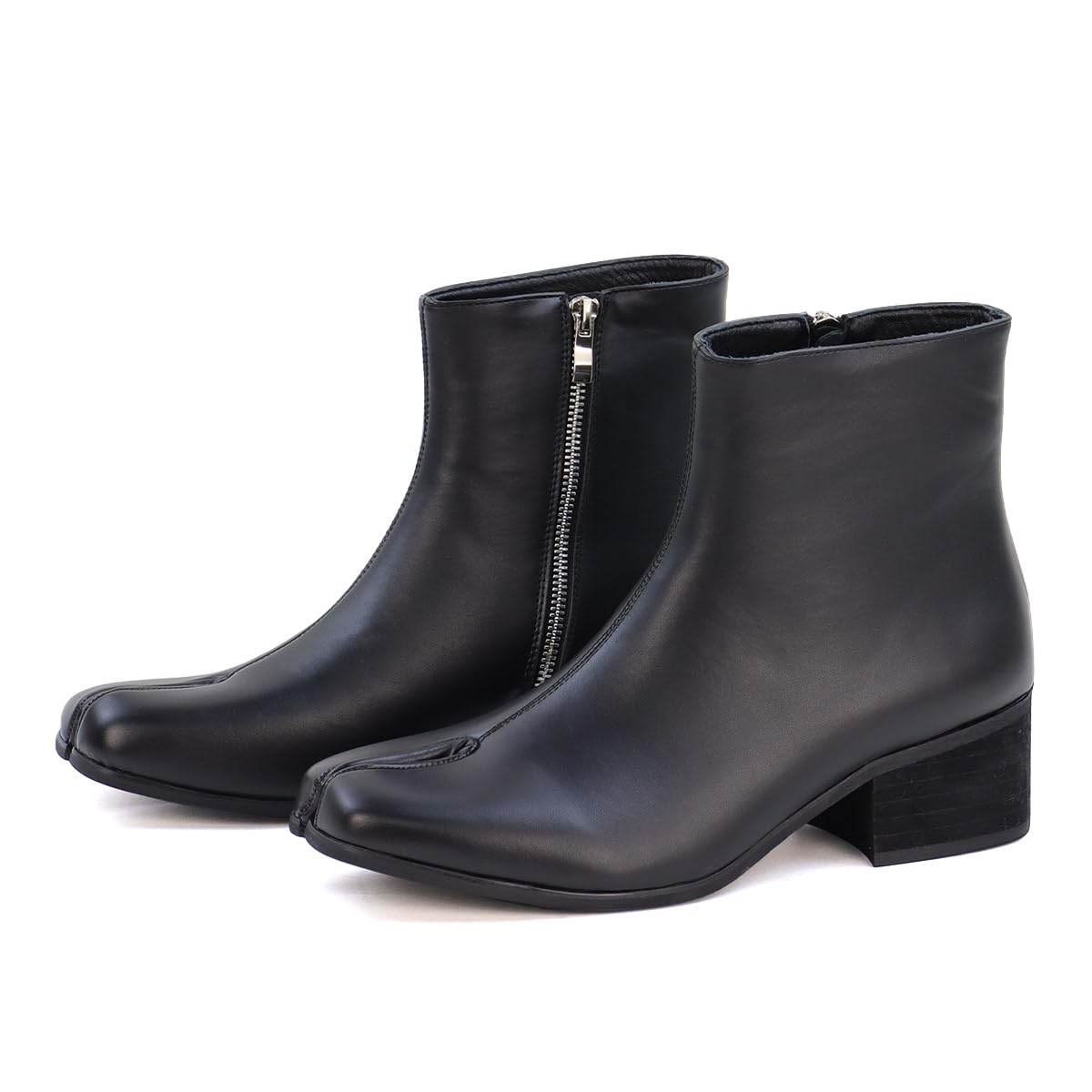 

каблук таби 5см бок черный [Love Hunter] Ботинки, ботинки, ботинки, каблук, молния, 6840, чёрный