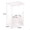 Acrylic Makeup Brush Holder Compartment Design Easy to Clear Beauty Storage for