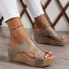 Women Summer Soft Women Shoe Slides Women's Sandals Wedge Shoes Woman Platform Heels Slippers Women Footwear