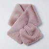 Wide Fur Scarf Pink  Lalaf203 