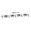 ZNMW Stainless Steel Wall-Mounted Mop and Broom Holder