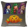 Pillow Case Holiday Party Halloween Horror Bat Office Pillow Case Car Waist Support Cushion Lumbar Pillow
