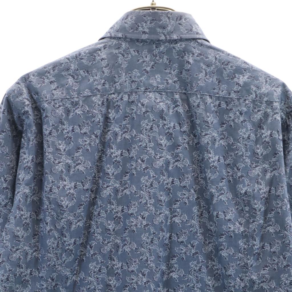 MACKINTOSH LONDON Made In Japan Floral Long Sleeve Cotton Shirt M Men's Used