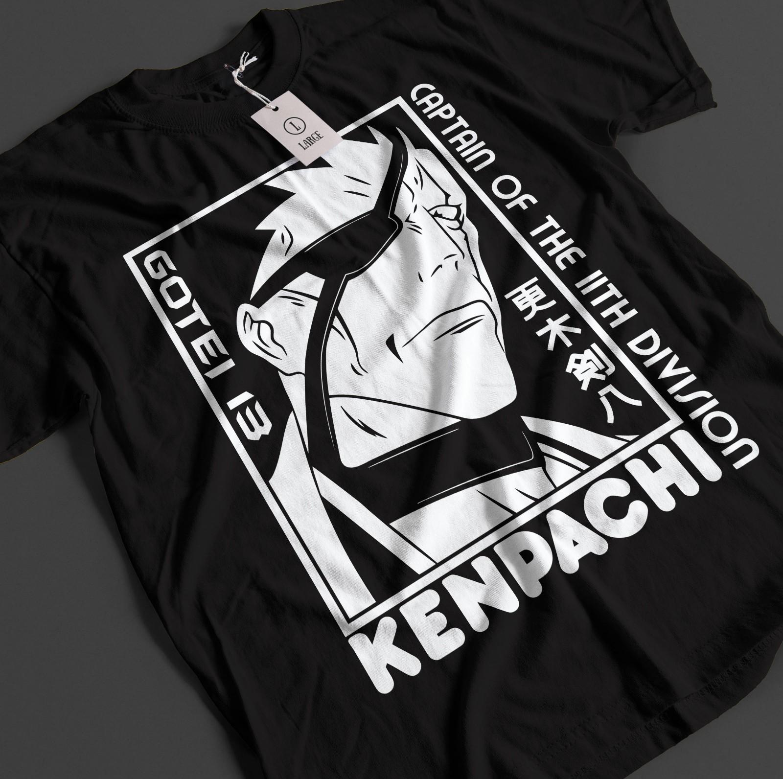 

Bleach Anime Shirt Zaraki Kenpachi Tshirt Ichigo Bankai T-Shirt Mens Womens Tees Top Aizen Unisex Tee 2XL