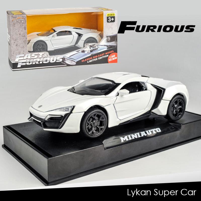 Форсаж 1:32 Lycan Dodge Sports Car Инерционная Игрушечная Модель