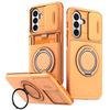 For Samsung Galaxy A57 A56 AA55 A37 A36 A35 A27 A26 A17 A16 A15 A07 Case with Card Holder & Kickstand & Slide Camera Lens Cover