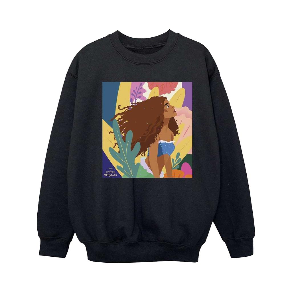 The Little Mermaid Girls Emblem Sweatshirt