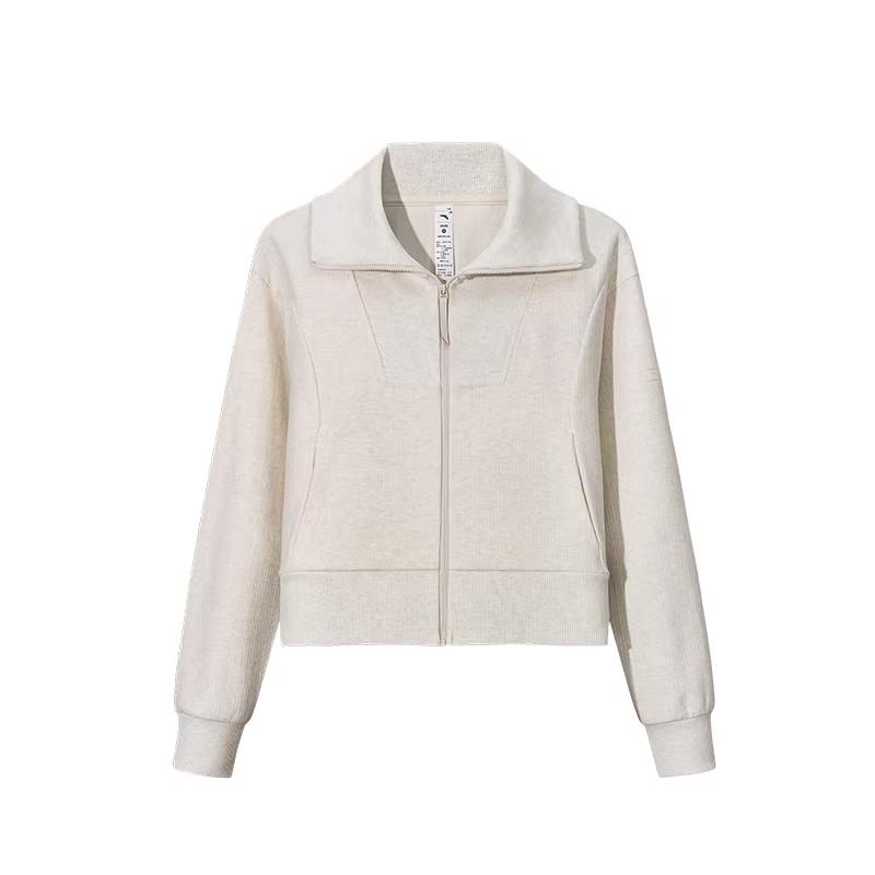 

Anta Loose Fit Solid Color Casual Zip-Up Hoodie Women hoodies 162617701-1