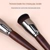 Rosewood Round-Head Foundation Brush: Soft Dense Bristles for Seamless Application