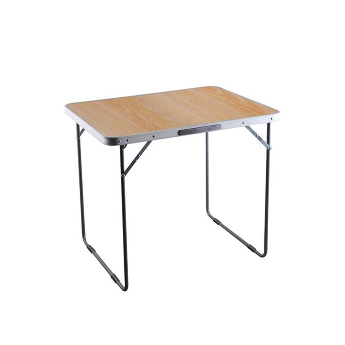 Table Pliante - MARBUENO - Rectangulaire - Acier - 80x70x60 cm - Pliable