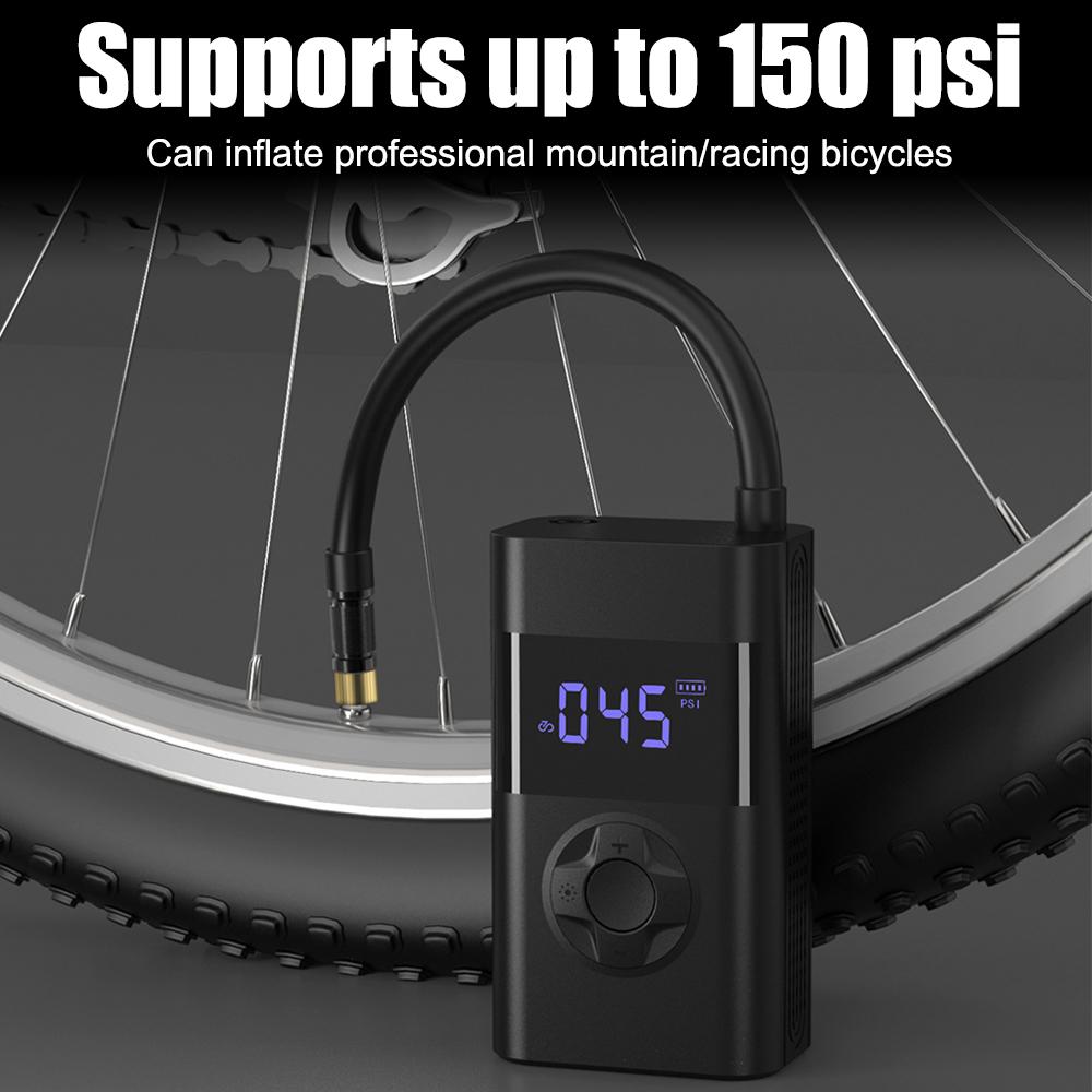 Compresor de aer cu umflator automat pentru motocicletă montată pe mașină, bicicletă, pompă de aer electrică pentru mașină, pompă gonflabilă pentru anvelope