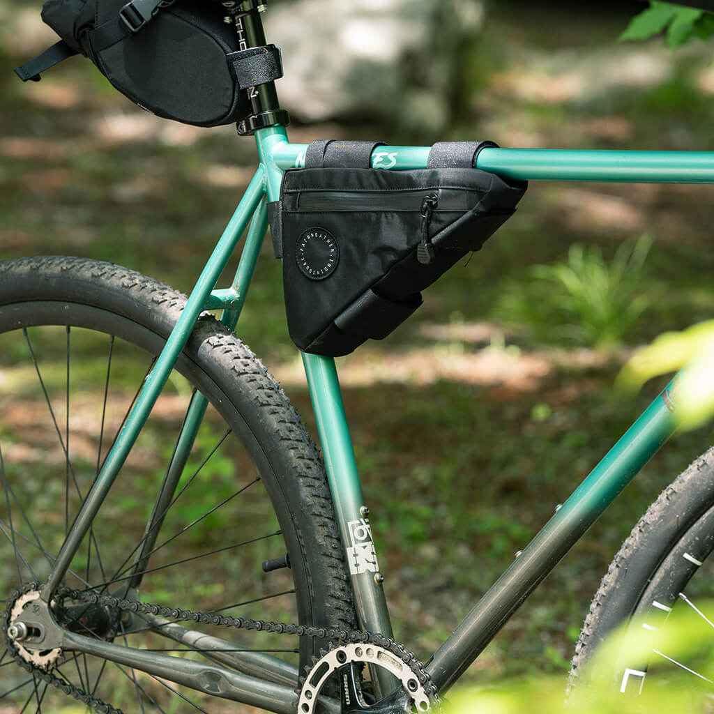 Made In Japan by FAIRWEATHER, This Corner Bag Is a Lightweight, Waterproof, Compact Bicycle Touring Bag Perfect for Cycling. It's Also a Great Accesso