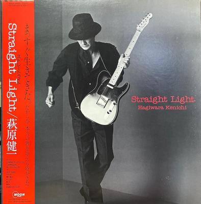 LP Record KENICHI HAGIWARA  Straight Light MOON28040PROMO MOON 1987 Japan Obi Japanese PopRock Used
