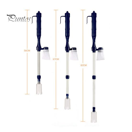 Multi Function Plastic Siphon Adjustable Fish Tool Water Filter Pump for Aquarium