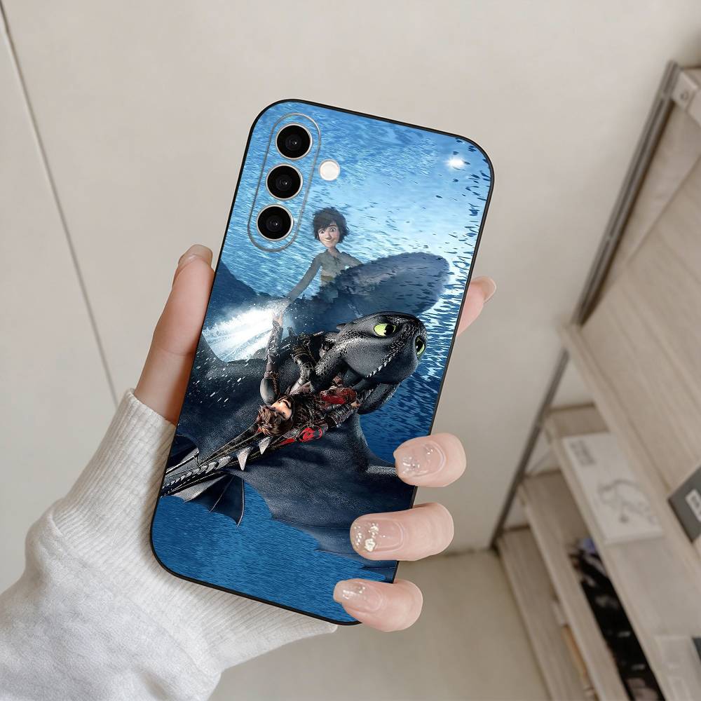 D-Dragon taming expert Phone Case For Samsung Galaxy A73,A72,A71,A70,A53,A52,A51,Others Soft Black Cover