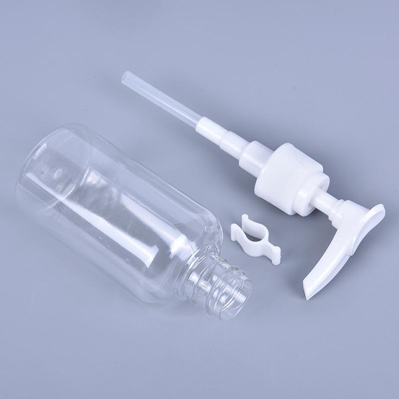 5Pcs 75Ml Plastic Press Pump Spray Lotion Bottles Cosmetic Sample Containers