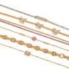 Stainless Steel Zirconia Bracelet - Elegant and Luxurious Women's High-end Jewelry, Titanium Steel Accessory
