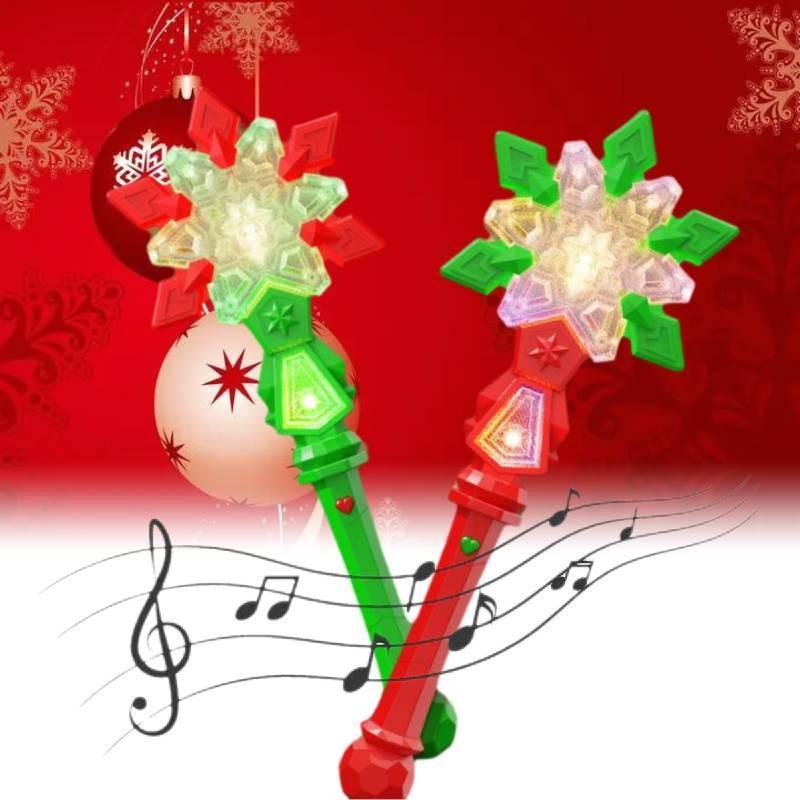 Wand Magic Christmas Music Flash Festival Toy Childrens Day Gift Flashlight