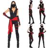 Stilvolles Damen Ninjago Kostüm mit Kapuzenshirt für Karneval und Partys