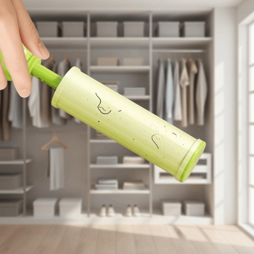 Portable Washable Hair Remover Roller Type Mini Lint Roller Hair Removal Brush  Home Cleaning