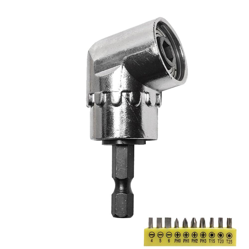 Self-Locking 105°Right Angle Drill Adapter  for Power Drill Tool