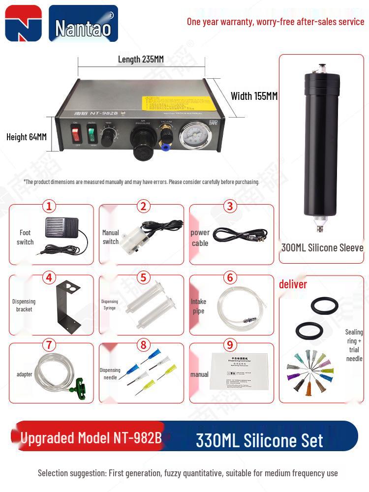 Nan Tao 982 Automatic Pneumatic AB Glue and Silicone Dispensing Machine